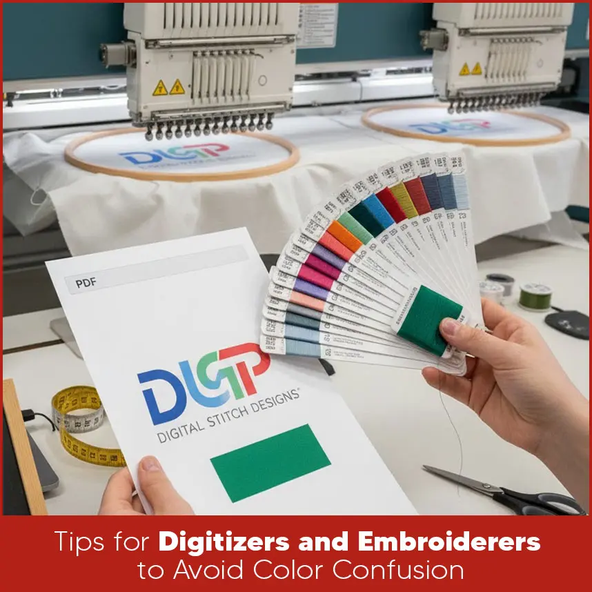 Tips for Digitizers and Embroiderers to Avoid Color Confusion