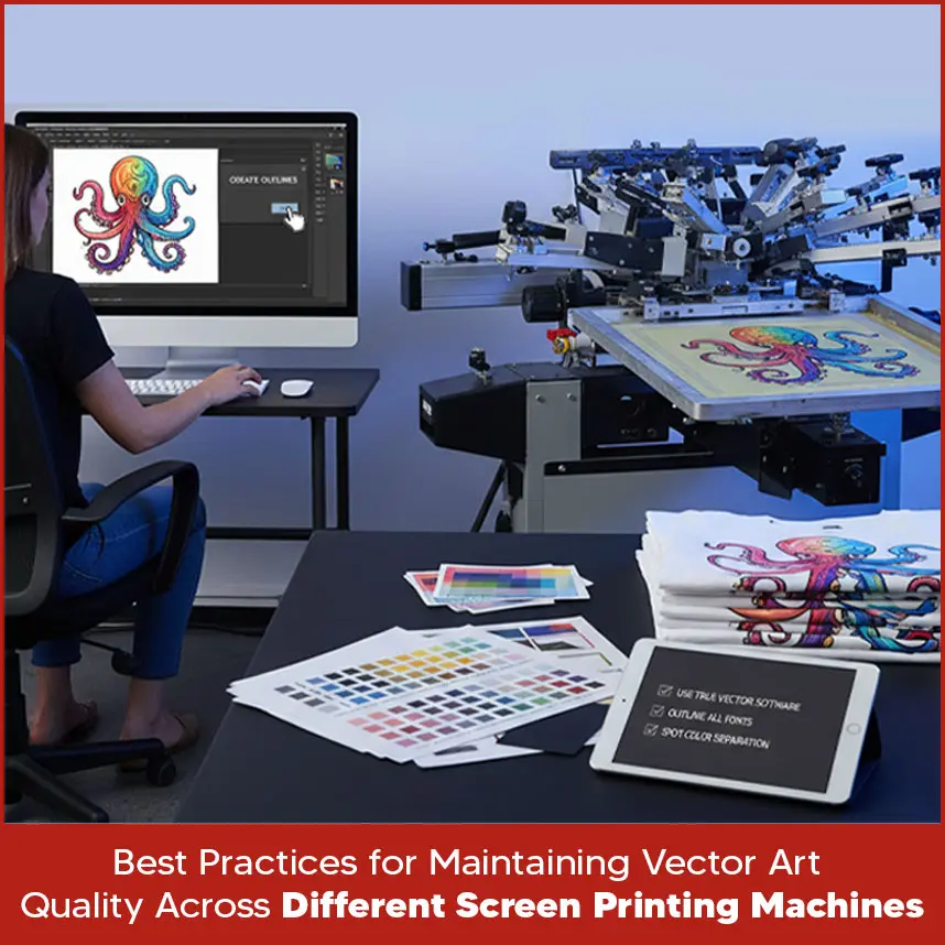 Best Practices for Maintaining Vector Art Quality Across Different Screen Printing Machines