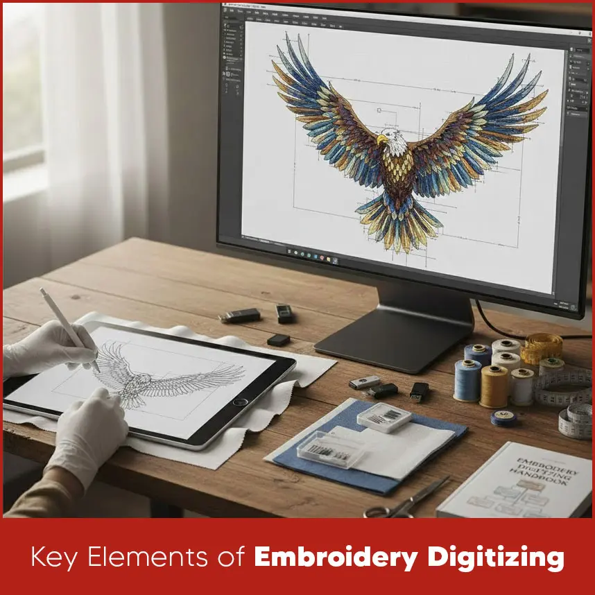 Key Elements of Embroidery Digitizing