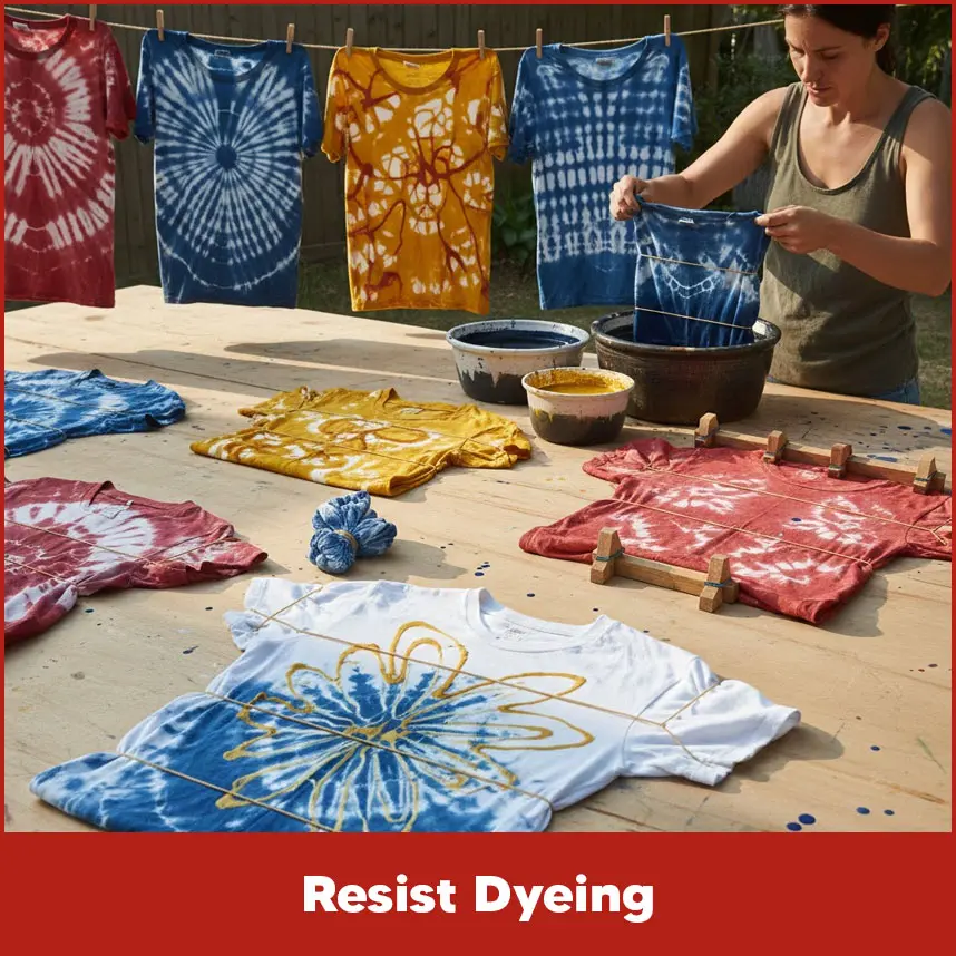 7. Resist Dyeing