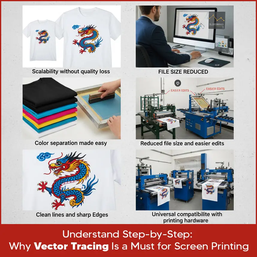 Understand Step-by-Step: Why Vector Tracing Is a Must for Screen Printing