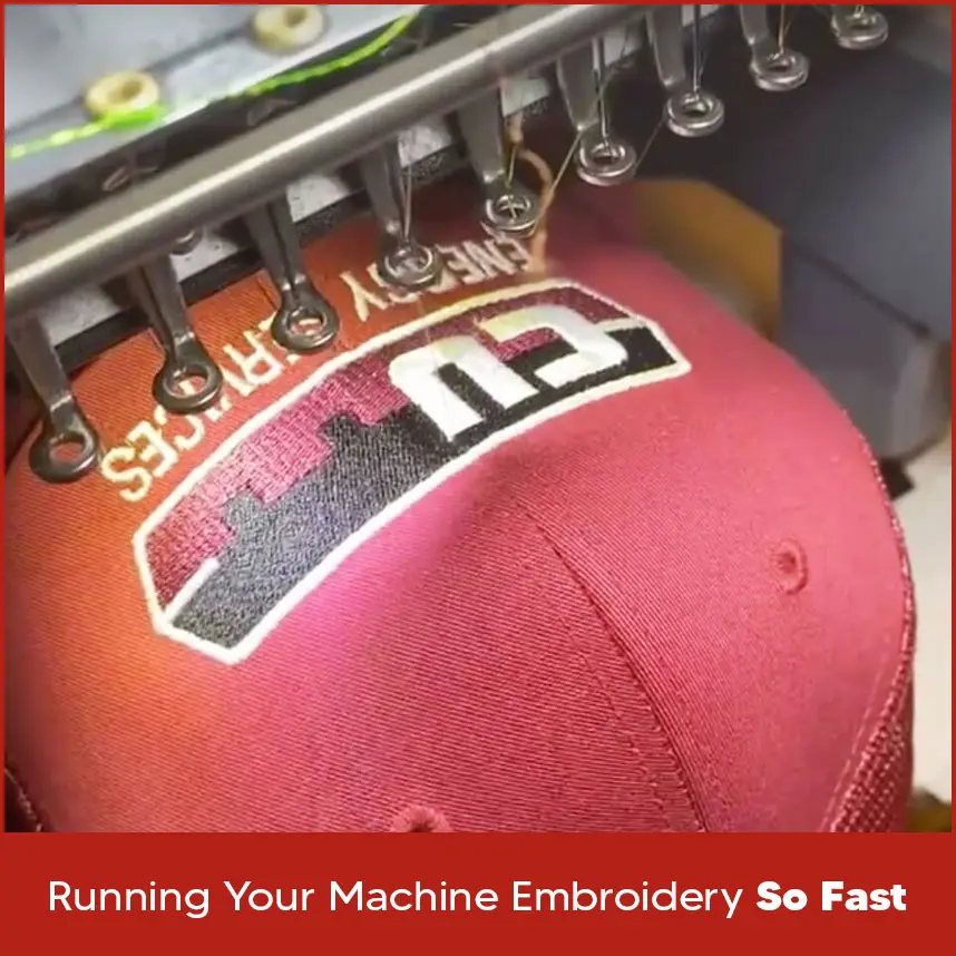 Challenge #1: Running Your Machine Embroidery So Fast