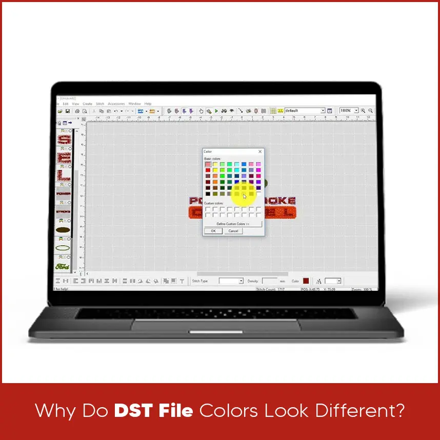 Why Do DST File Colors Look Different?