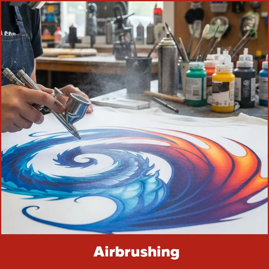 9. Airbrushing