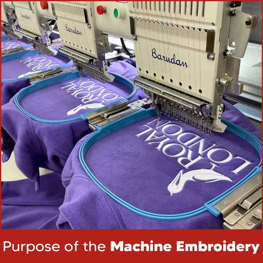 Purpose of the Embroidery (Fashion, Workwear & Branding)