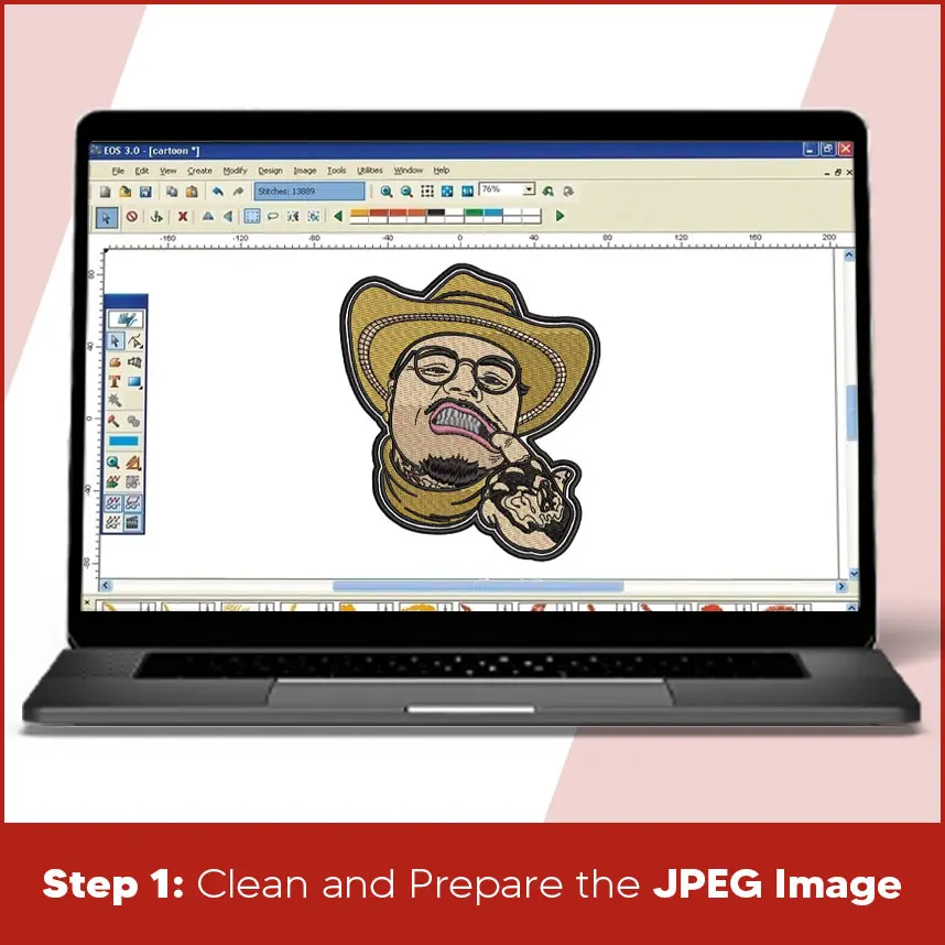 Step 1: Clean and Prepare the JPEG Image