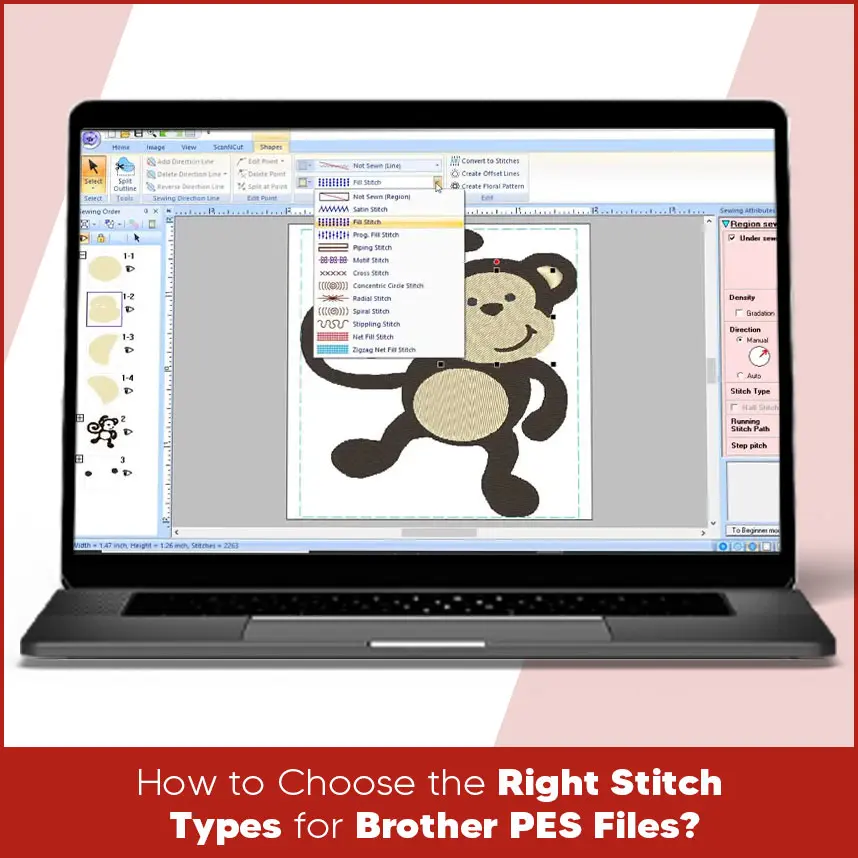 How to Choose the Right Stitch Types for Brother PES Files?